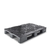 Palette plastique 1200 x 800 ajourée pour stockage et transport