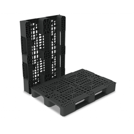 Palette plastique 1200 x 800 ajourée pour stockage et transport Palette plastique 1200 x 800 ajourée pour stockage et transport