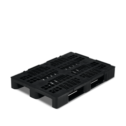 Palette plastique 1200 x 800 colorée ajourée pour la logistique