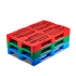 Palette plastique 1200 x 800 colorée ajourée pour la logistique Palette plastique 1200 x 800 colorée ajourée pour la logistique