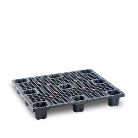 Palette plastique 1200x800 européenne pour rotations internes