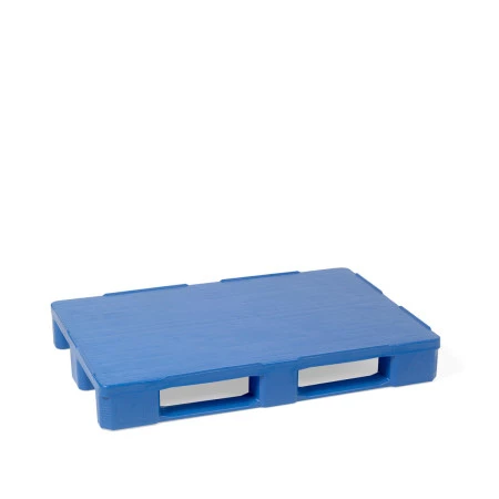 Palette plastique 1200x800 hygiénique couleur pleine à semelles Palette plastique 1200x800 hygiénique couleur pleine à semelles