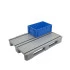 Palette plastique 1200x800 hygiénique couleur pleine à semelles Palette plastique 1200x800 hygiénique couleur pleine à semelles