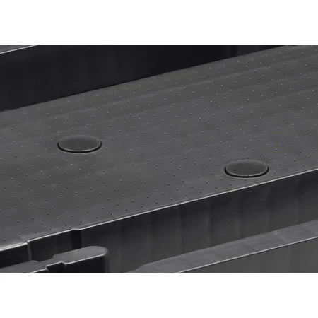 Palette plastique 1200x800 medium recyclée ajourée pour charges moyennes Palette plastique 1200x800 medium recyclée ajourée pour charges moyennes