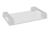 Demi-palette plastique 800x600 recyclée pleine pour display Demi-palette plastique 800x600 recyclée pleine pour display
