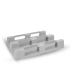 Palette plastique 1200 x 1000 medium vierge pleine pour charges moyennes Palette plastique 1200 x 1000 medium vierge pleine pour charges moyennes