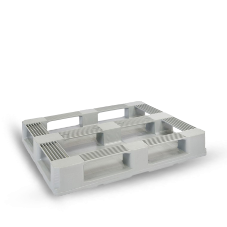 Palette plastique 1200 x 1000 medium vierge pleine pour charges moyennes Palette plastique 1200 x 1000 medium vierge pleine pour charges moyennes