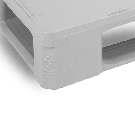 Palette plastique 1200 x 1000 medium vierge pleine pour charges moyennes Palette plastique 1200 x 1000 medium vierge pleine pour charges moyennes