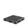 Palette plastique 1100 x 1100 ajourée semi-perdue pour logistique et export