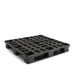 Palette plastique 1140 x 1140 ajouré pour containers maritimes