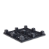 Palette plastique 1200 x 1200 perdue pour stockage de fûts Palette plastique 1200 x 1200 perdue pour stockage de fûts