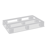 Palette plastique 1300x1100 pleine et robuste pour les expéditions