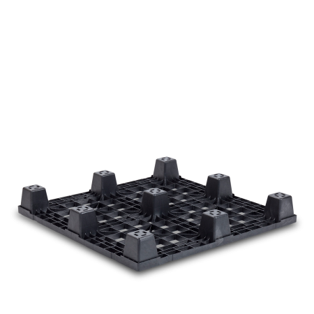 Palette plastique 1100 x 1100 multi-rotation robuste Palette plastique 1100 x 1100 multi-rotation robuste