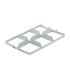 Panier lave vaisselle 600x400 mm 6 compartiments Panier lave vaisselle 600x400 mm 6 compartiments