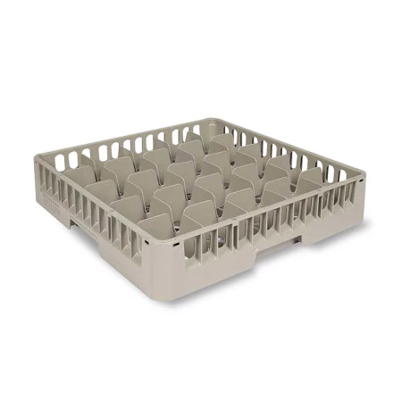Panier lave vaisselle à verres économique compartimenté 500x500 mm Panier lave vaisselle à verres économique compartimenté 500x500 mm