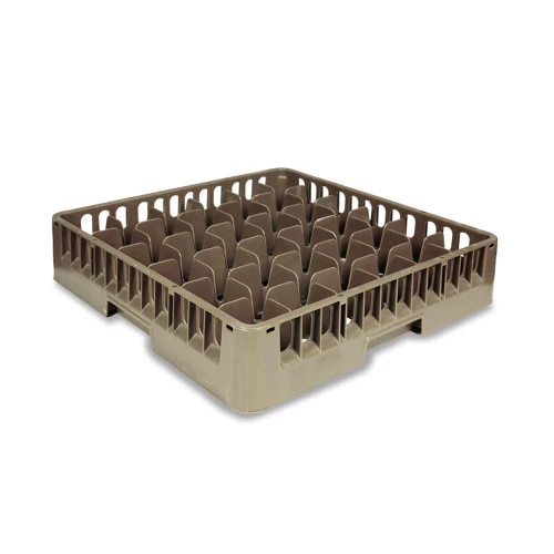 Panier lave vaisselle à verres économique compartimenté 500x500 mm Panier lave vaisselle à verres économique compartimenté 500x500 mm