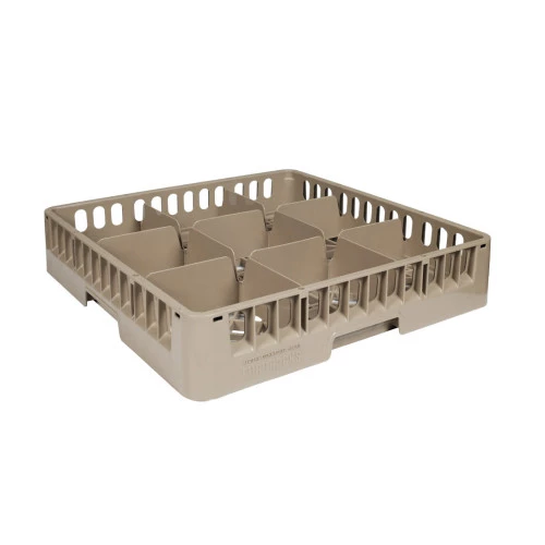 Panier lave vaisselle à verres économique compartimenté 500x500 mm Panier lave vaisselle à verres économique compartimenté 500x500 mm
