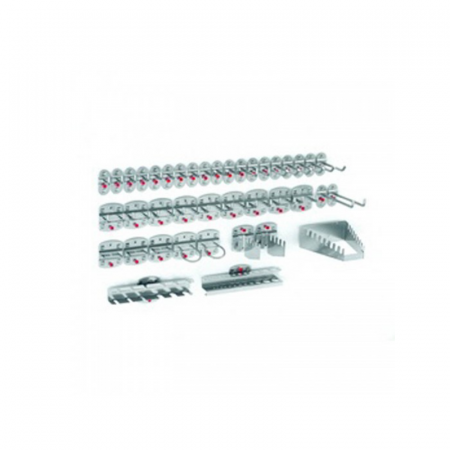 Crochets et supports pour panneaux perforées Crochets et supports pour panneaux perforées