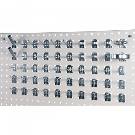 Azar 800002-B Lot De 50 Crochets Lexan En Plastique Pour