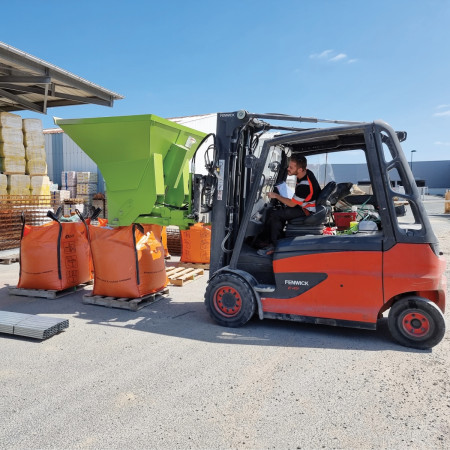 Godet remplisseur de BIG-BAG Godet remplisseur de BIG-BAG