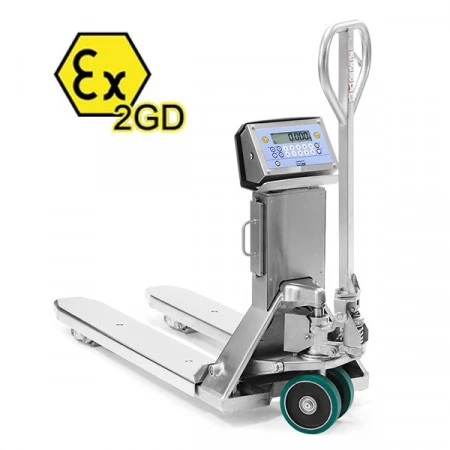 Transpalette peseur inox ATEX zone 1 et 21