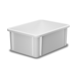 Bac plastique alimentaire bord en U - 13 à 18 L Bac plastique alimentaire bord en U - 13 à 18 L