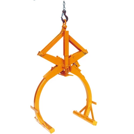 SAB Prise à Support Double ø 90 X 1 "1/2 Gris Avec Anneau Inox Pour