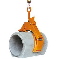 Pince preneuse de tuyau beton