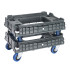 Chariot Dollyfix porte bac 600 x 400 roues caoutchouc Chariot Dollyfix porte bac 600 x 400 roues caoutchouc