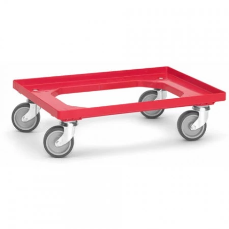 Plateau roulant porte-bacs 600 x 400 mm Plateau roulant porte-bacs 600 x 400 mm