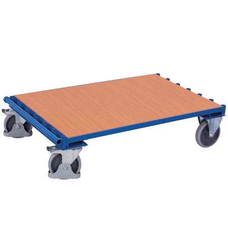 Chariot porte-panneaux sans ridelle - Roues caoutchouc thermoplastique ou caoutchouc élastique