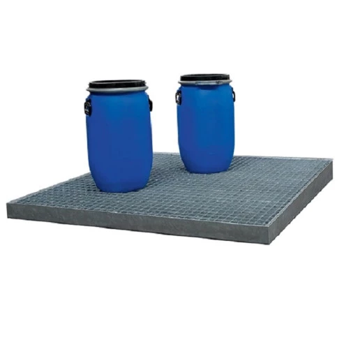 Plancher de rétention acier galvanisé - 125 litres