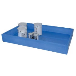 Plancher de rétention polyéthylène sans caillebotis - 130 litres