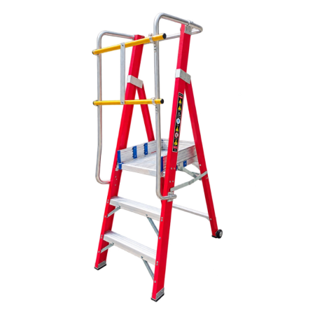 Escabeau avec hauteur de plateforme 870 mm Escabeau avec hauteur de plateforme 870 mm