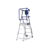 Plateforme avec garde corps pliable PIR SVELT. Plateforme avec garde corps pliable PIR SVELT.