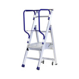 Plateforme mobile de mise en rayon, PIRL, 1 ou 2 marches, 2 ou 4 roulettes. Plateforme mobile de mise en rayon, PIRL, 1 ou 2 marches, 2 ou 4 roulettes.