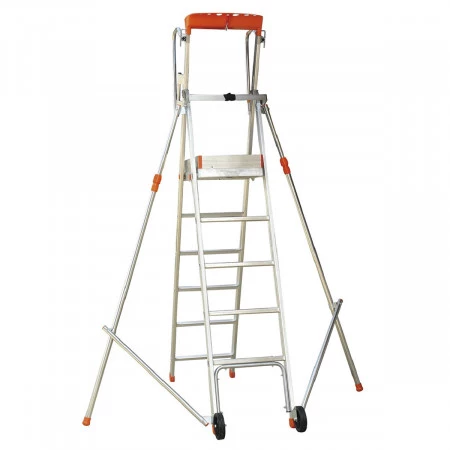 Escabeau PRO plateforme Aluminium, charge maximum 150 kg. Escabeau PRO plateforme Aluminium, charge maximum 150 kg.