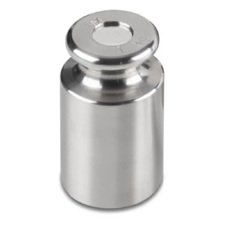 1 mg - 10 kg Jeux de poids OIML F2 forme bouton, inox poli