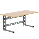 44-19295 - Poste de travail BITO TEC - Bureau - Utilisation simple face - Dim. plateau 1600 x 800 mm 44-19295 - Poste de travail BITO TEC - Bureau - Utilisation simple face - Dim. plateau 1600 x 800 mm