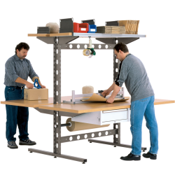 Poste de travail modulaire pour atelier simple ou double face
