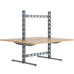 Poste de travail modulaire simple ou double face