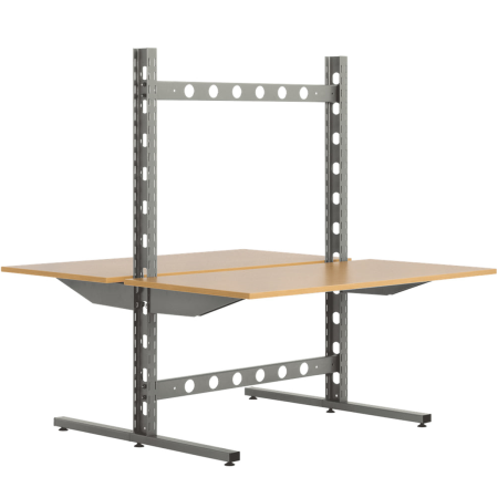 44-19302 - Poste de travail BITO TEC - Module de base pour établi - Utilisation double face - Dim. plateau 1600 x 800 mm 44-19302 - Poste de travail BITO TEC - Module de base pour établi - Utilisation double face - Dim. plateau 1600 x 800 mm
