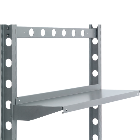 Accessoire pour Poste de travail BITO TEC - Tablette superieur acier - Version droite - Profondeur 400 et 500 mm