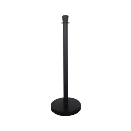 Poteau à corde cylindrique noir