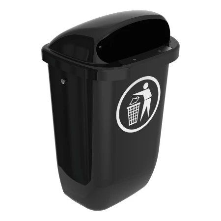 Poubelle d'extérieur en plastique Poubelle d'extérieur en plastique