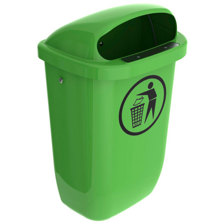 Poubelle d'extérieur en plastique Poubelle d'extérieur en plastique