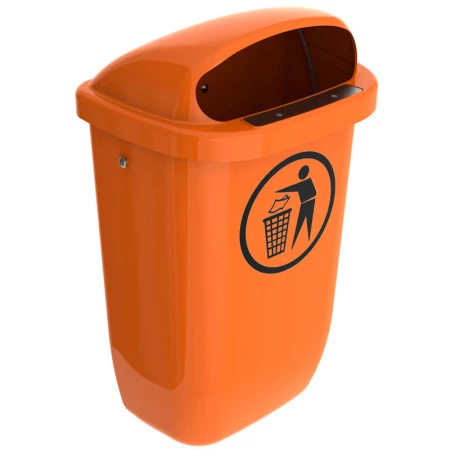 Poubelle d'extérieur en plastique Poubelle d'extérieur en plastique