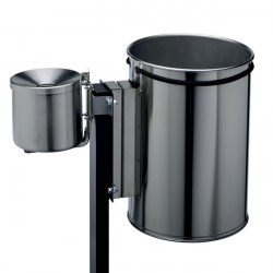 Support de fixation pour corbeille cylindrique