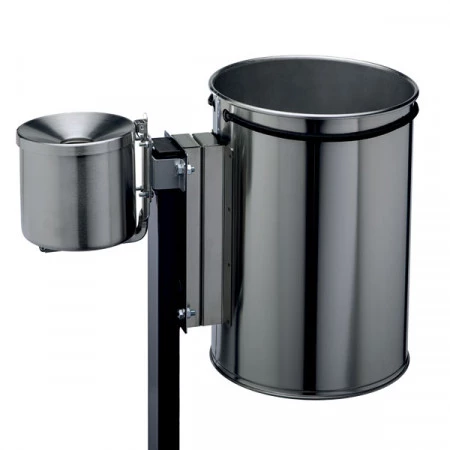 Support de fixation pour corbeille cylindrique