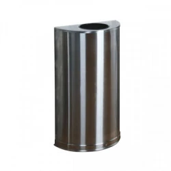 Collecteur inox en demi-lune 45L